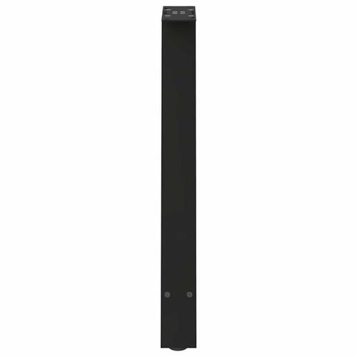 Sofabordben A-formet 2 stk 50x(72-73) cm stål sort