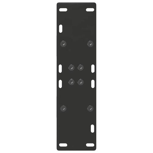 Sofabordben A-formet 2 stk 50x(72-73) cm stål sort