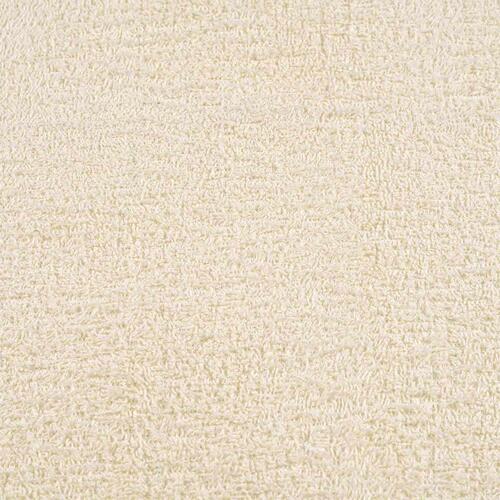 Håndklæder 2 stk. 30x30 cm 360 g/m2 100 % bomuld cremefarvet