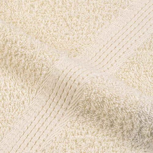 Håndklæder 2 stk. 30x30 cm 360 g/m2 100 % bomuld cremefarvet