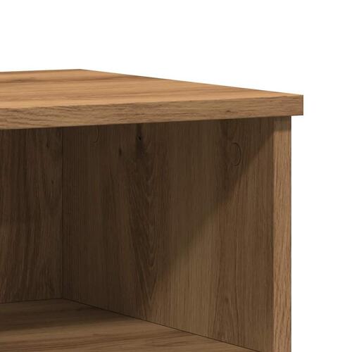 Sengebord 40x35x50 cm konstrueret træ kunsteg