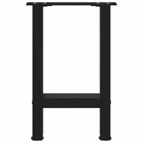 Sofabordben 2 stk. 38x(42-43) cm stål sort
