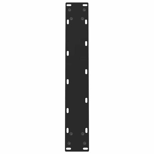 Sofabordben 2 stk. 60x(72-73) cm stål sort