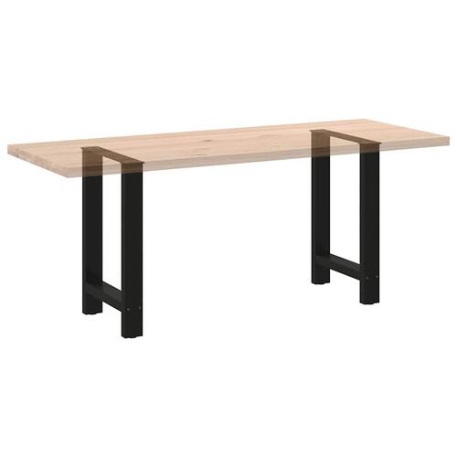 Sofabordben 2 stk. 60x(72-73) cm stål sort