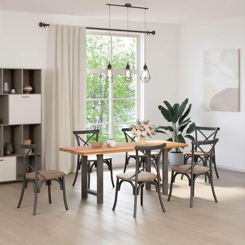 Sofabordben 2 stk. 60x(72-73) cm stål antracitgrå