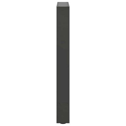 Sofabordben 2 stk. 60x(72-73) cm stål antracitgrå