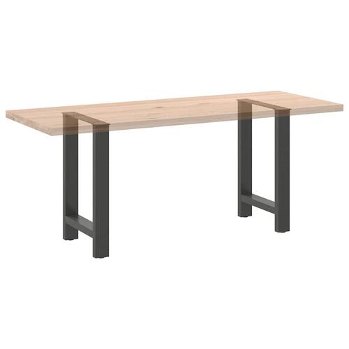 Sofabordben 2 stk. 60x(72-73) cm stål antracitgrå