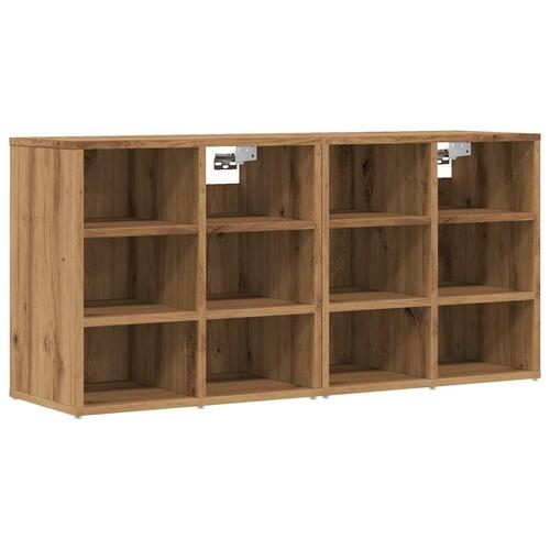 Skoskabe 2 stk. 52x30x50 cm antikt træ