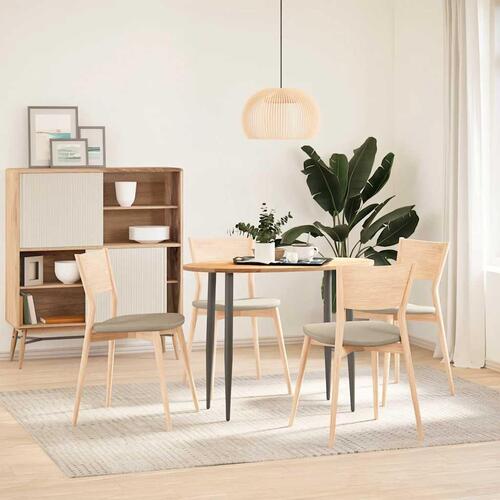 Bordplade 100x50x2 cm massivt egetræ oval