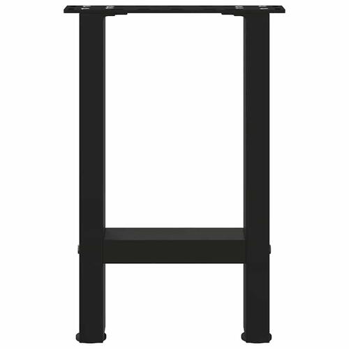 Sofabordben 2 stk. 28x(42-43) cm stål sort