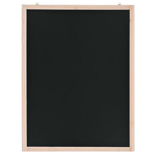 Vægmonteret tavle cedertræ 60 x 80 cm