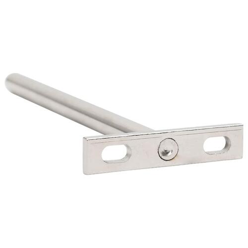 Flydende hyldeknægte 12 stk. usynlige Ø10x150 mm kulstofstål