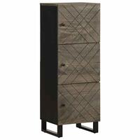Skab 40x33x110 cm massivt mangotræ sort