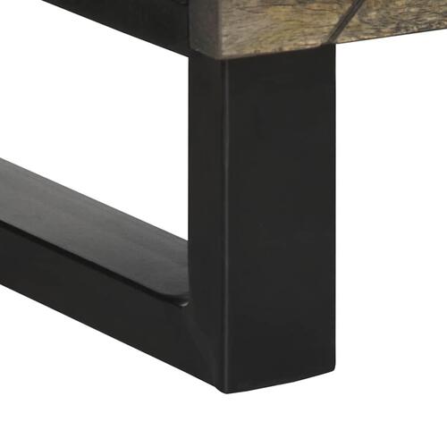 Skab 40x33x110 cm massivt mangotræ sort