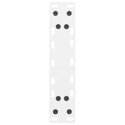 Sofabordben 2 stk. 38x(42-43) cm stål hvid