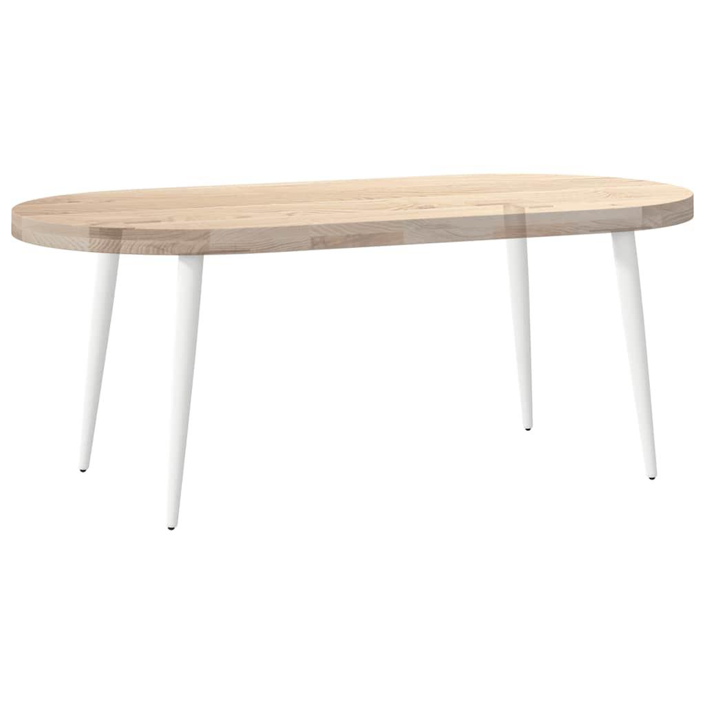 Sofabordben konisk form 4 stk. 30-31 cm stål hvid