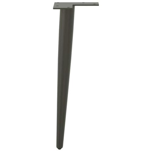 Sofabordben konisk form 4 stk 42-43 cm stål antracitgrå