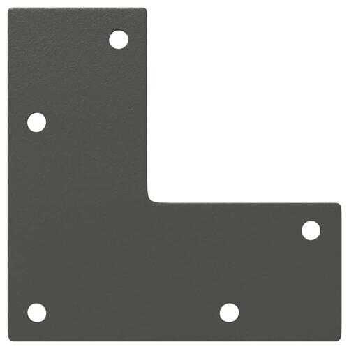 Sofabordben konisk form 4 stk 42-43 cm stål antracitgrå
