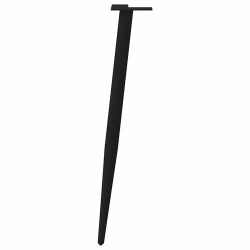 Sofabordben konisk form 4 stk. 72-73 cm stål sort