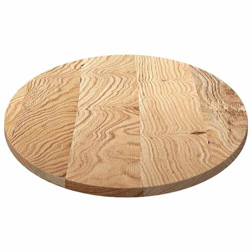 Bordplade 120x60x2 cm massivt egetræ oval