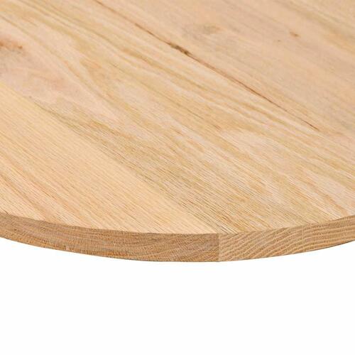 Bordplade 120x60x2 cm massivt egetræ oval