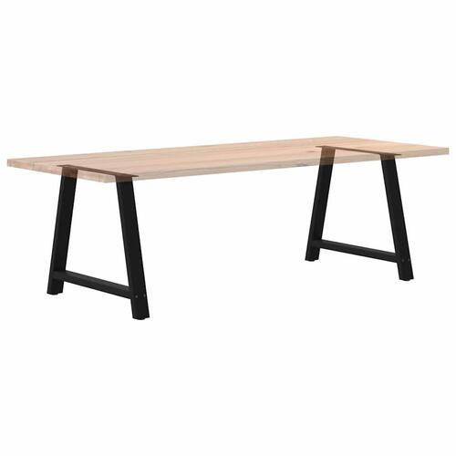 Sofabordben A-formet 2 stk 90x(72-73) cm stål sort