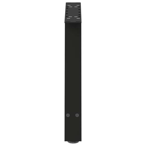Sofabordben A-formet 2 stk 60x(42-43) cm stål sort