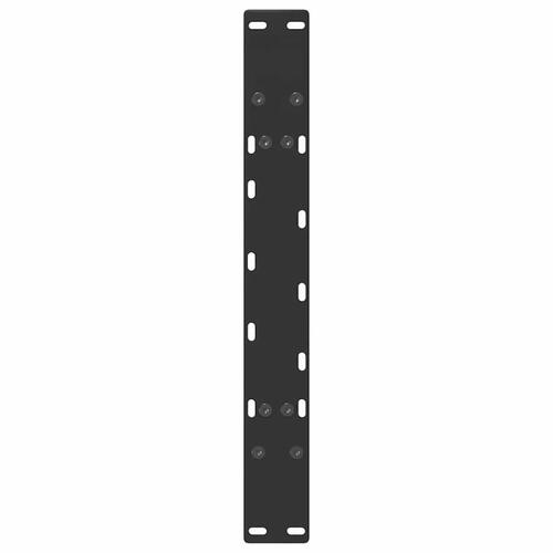 Sofabordben A-formet 2 stk 60x(42-43) cm stål sort