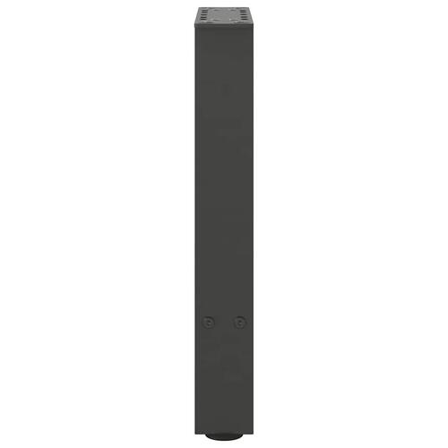 Sofabordben 2 stk. 38x(42-43) cm stål antracitgrå