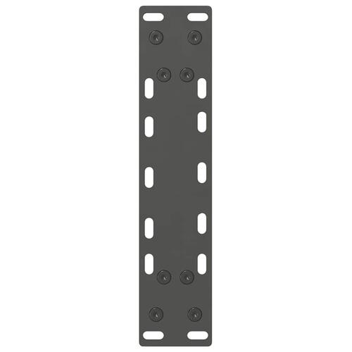 Sofabordben 2 stk. 38x(42-43) cm stål antracitgrå