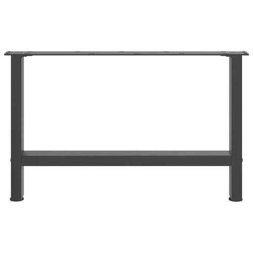 Sofabordben 2 stk. 70x(42-43) cm stål antracitgrå