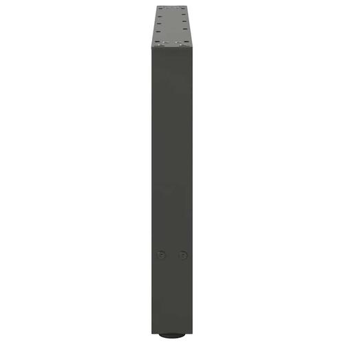 Sofabordben 2 stk. 70x(42-43) cm stål antracitgrå