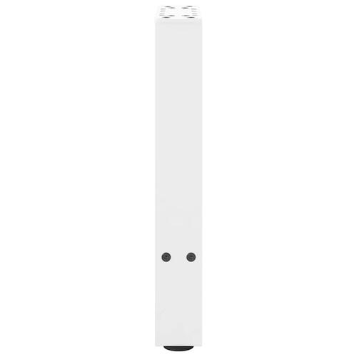 Sofabordben 2 stk. 28x(42-43) cm stål hvid