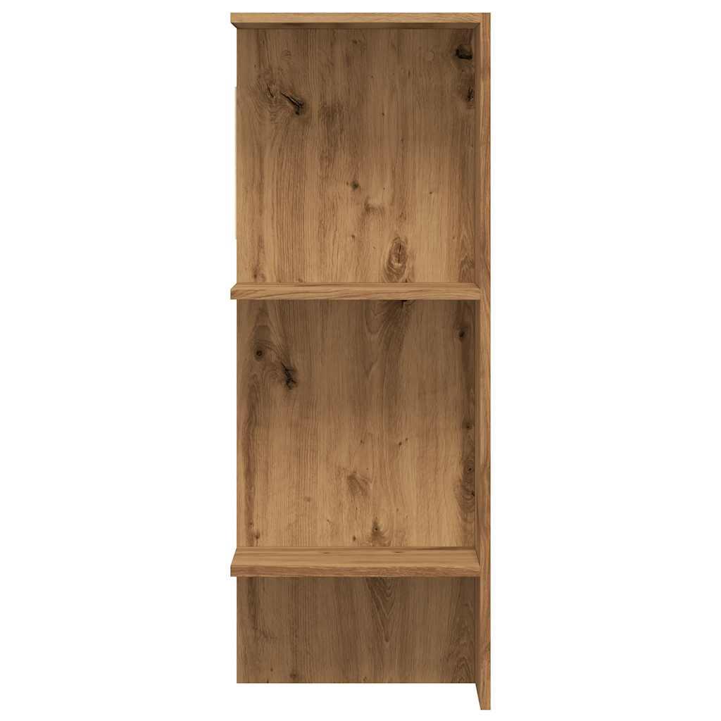 Entrémøbel 97,5x37x99 cm konstrueret træ artisan egetræsfarve
