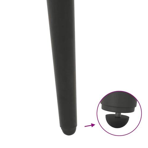 Sofabordben konisk form 4 stk. 30-31 cm stål antracitgrå