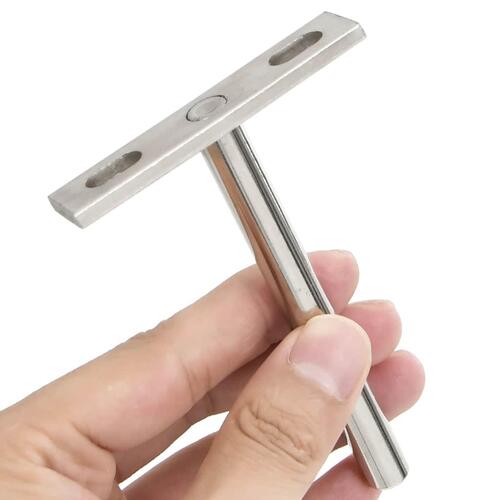 Flydende hyldeknægte 12 stk. usynlige Ø10x100 mm kulstofstål