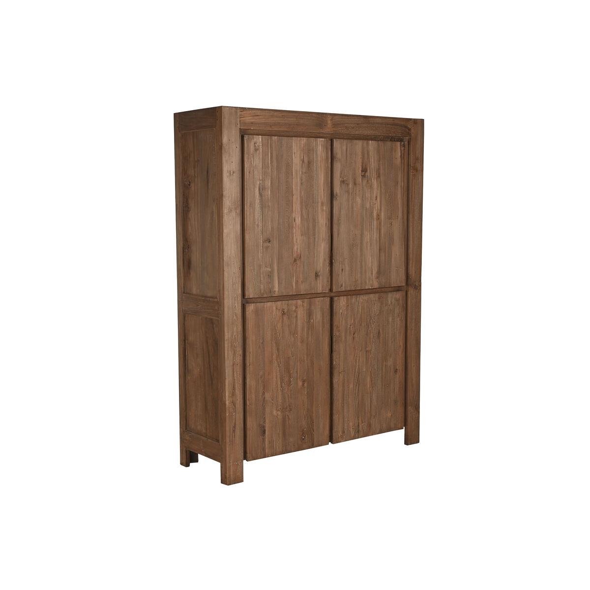 Skab i natur teak - 130 × 45 × 180 cm