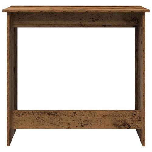 Skrivebord 80x40x75 cm konstrueret træ antikt træ
