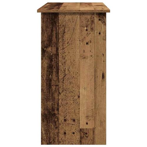 Skrivebord 80x40x75 cm konstrueret træ antikt træ