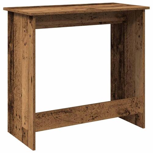 Skrivebord 80x40x75 cm konstrueret træ antikt træ