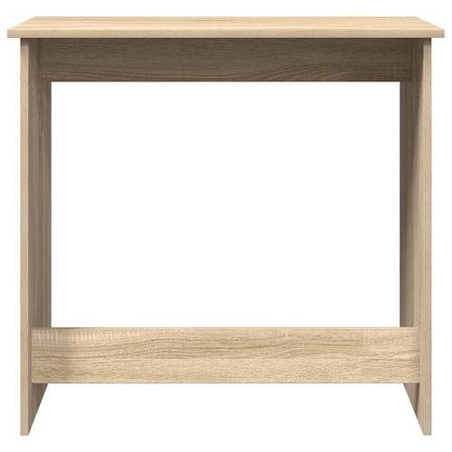 Skrivebord 80x40x75 cm konstrueret træ sonoma-eg