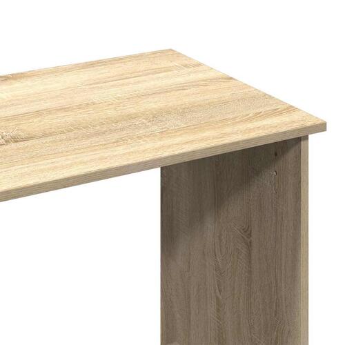 Skrivebord 80x40x75 cm konstrueret træ sonoma-eg