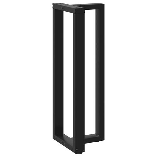 Barbordsben T-formet 2 stk 50x35x(110-111) cm stål sort