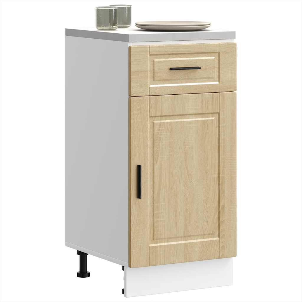 Køkkenunderskab Porto sonoma-eg konstrueret træ billede