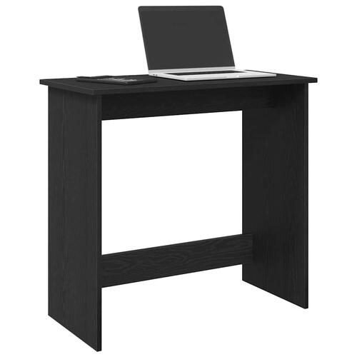 Skrivebord 80x40x75 cm konstrueret træ sort