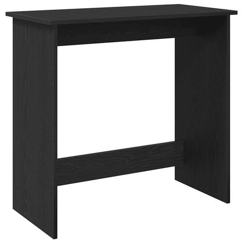 Skrivebord 80x40x75 cm konstrueret træ sort