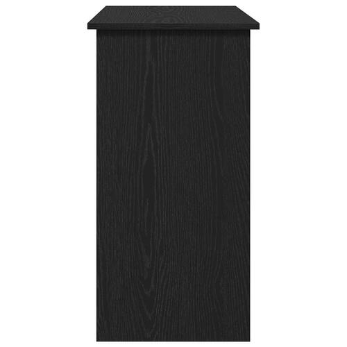 Skrivebord 80x40x75 cm konstrueret træ sort