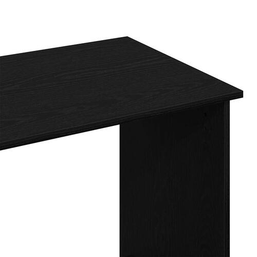 Skrivebord 80x40x75 cm konstrueret træ sort