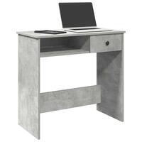Skrivebord 80x40x75 cm konstrueret træ betongrå