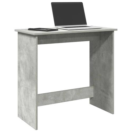 Skrivebord 80x40x75 cm konstrueret træ betongrå